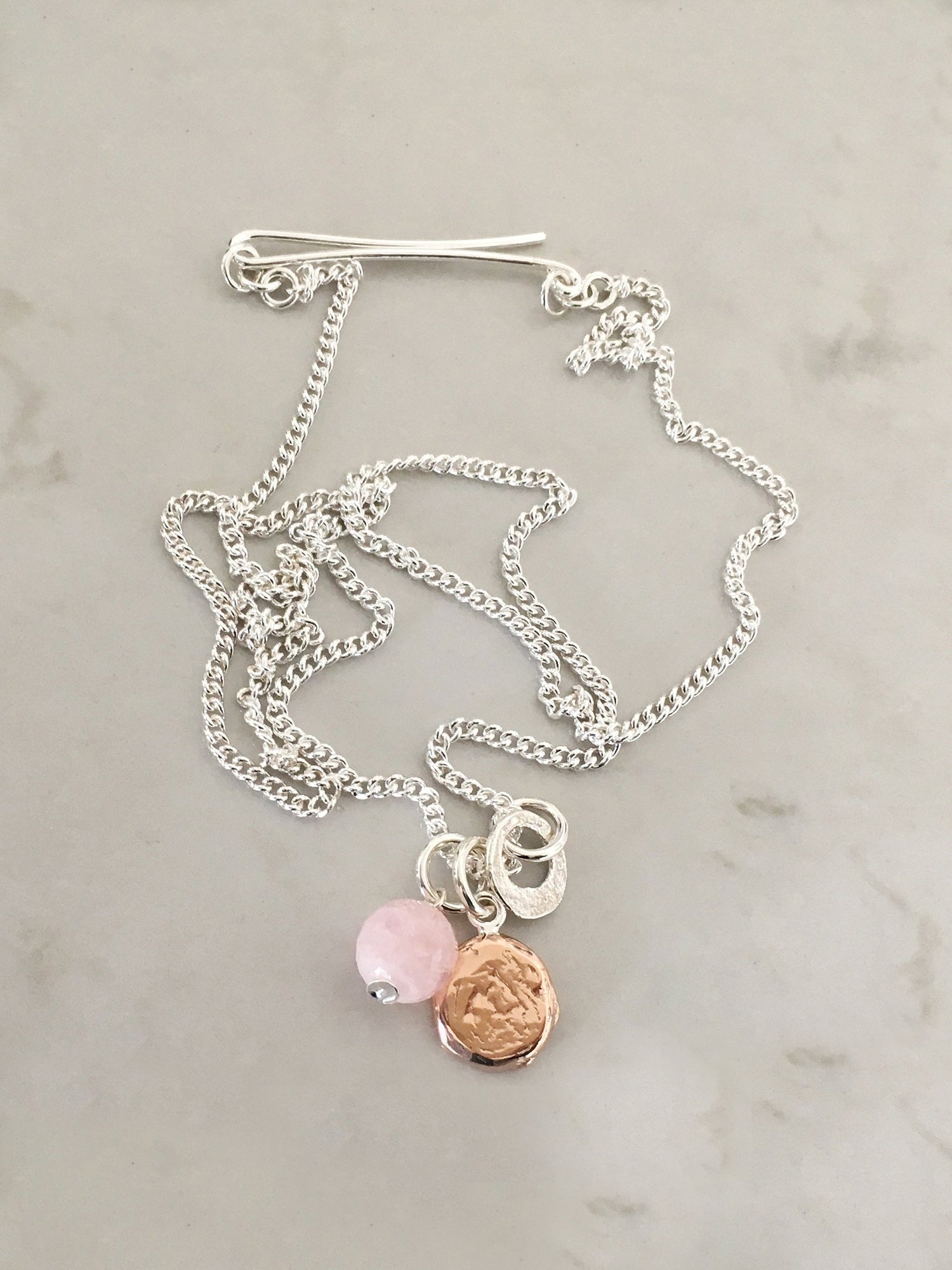 Silver chain long necklace new arrivals