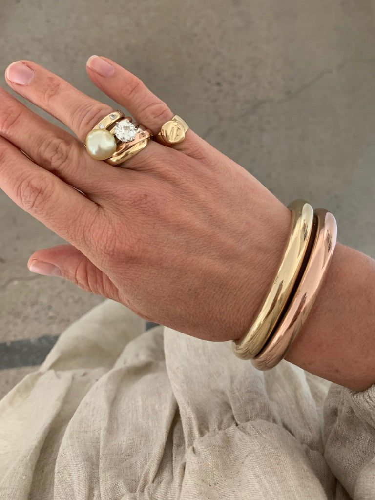 Rose gold bangles on sale australia