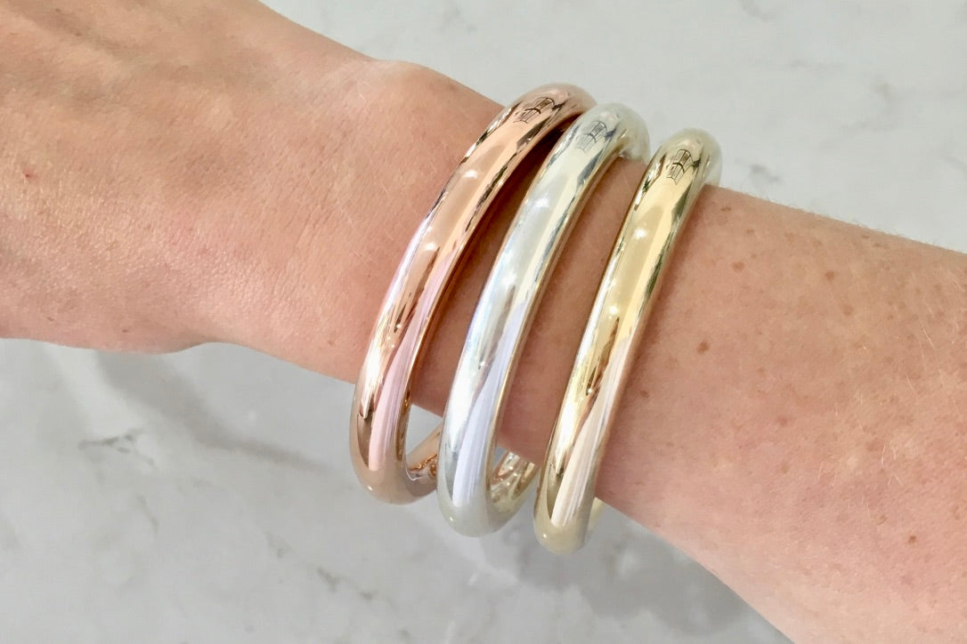 Bangle round SS